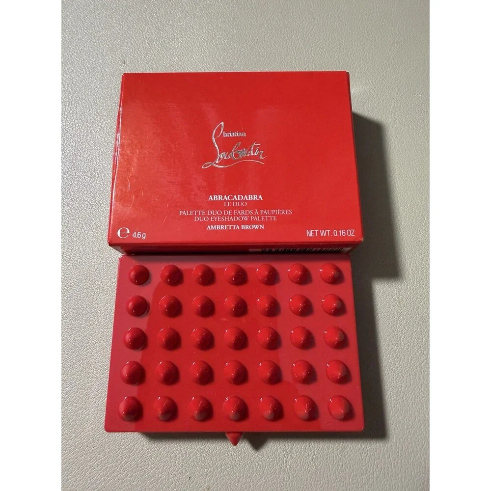 Christian Louboutin Abracadabra Le Duo Ambretto Brown Eyeshadow Vegan 0.16oz